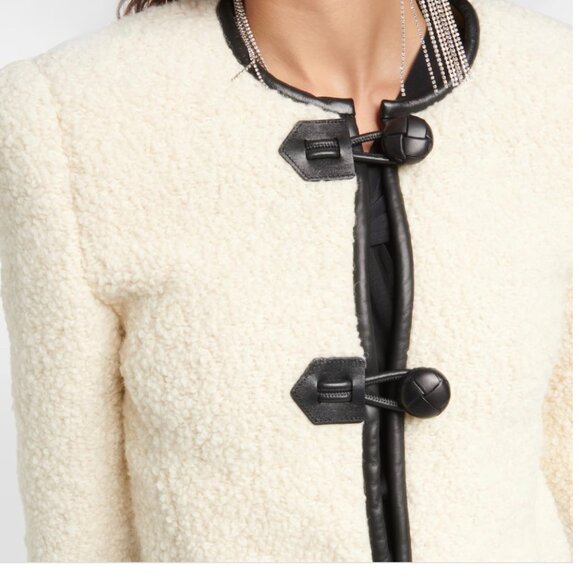 Isabel Marant Gradilia Wool Blend Bouclé Tweed Jacket - Picture 5 of 8